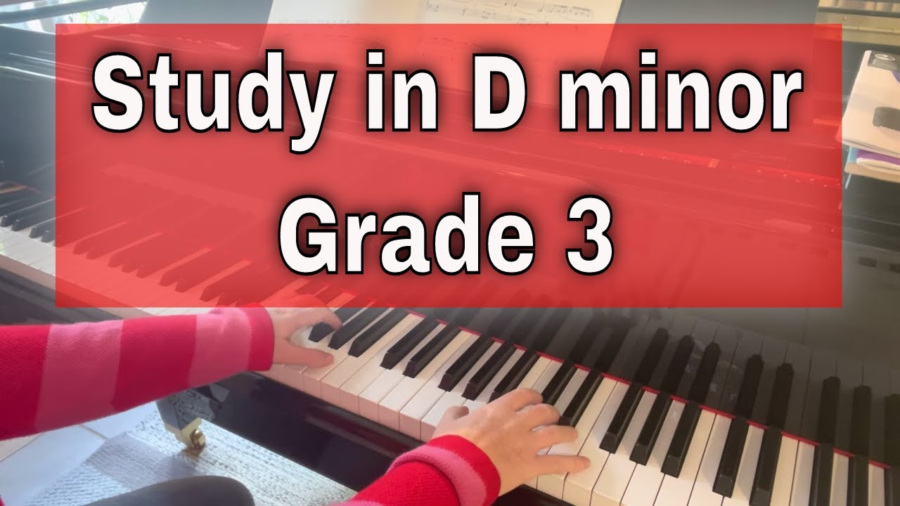 Study in D minor op  65 no 40 by Albert Loeschhorn  |  Trinity piano grade 3 2021 - 2023 TCL