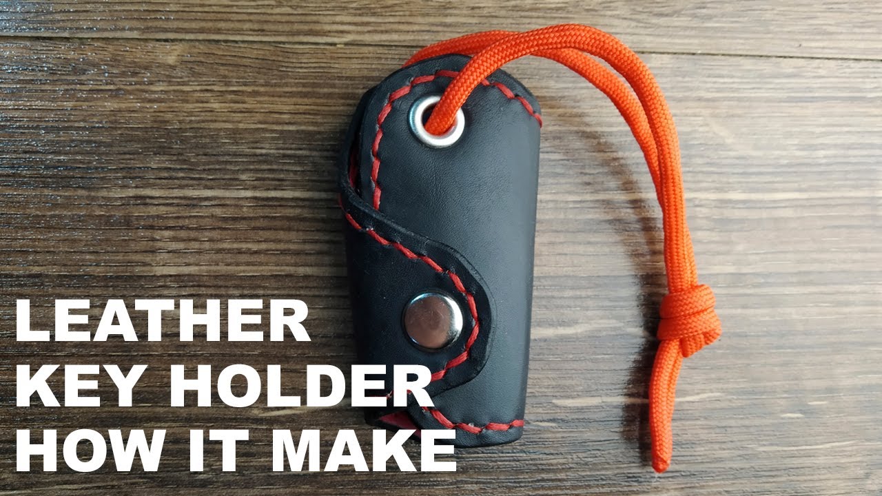 Leather Key Holder / How it make / ASMR