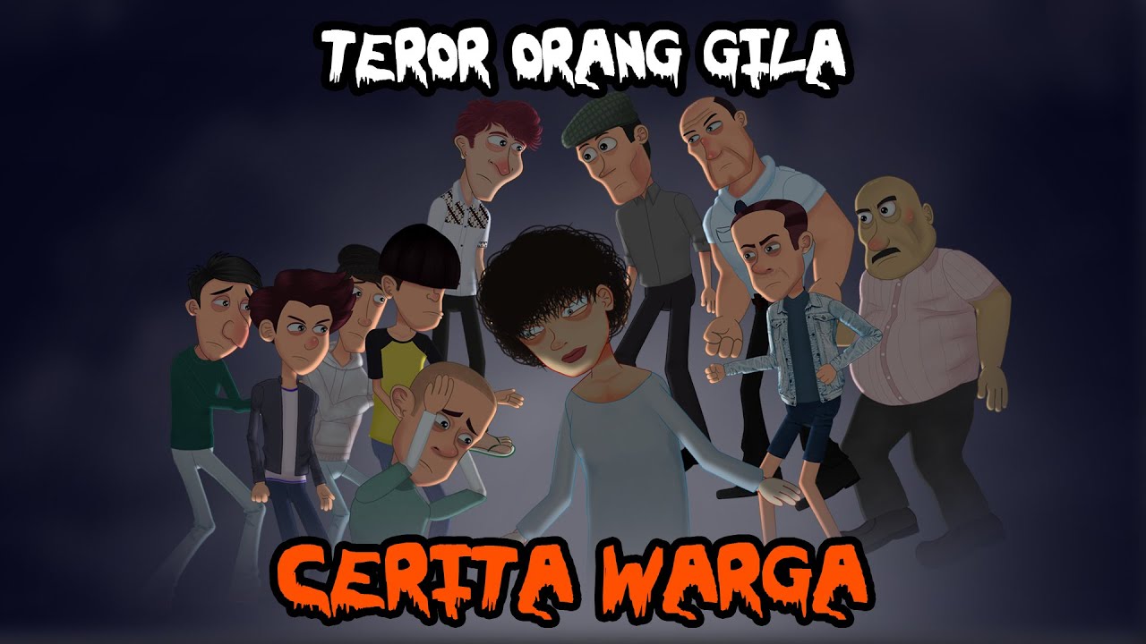 #CeritaWarga — Ужас безумца | Анимация ужасов | Детективная история