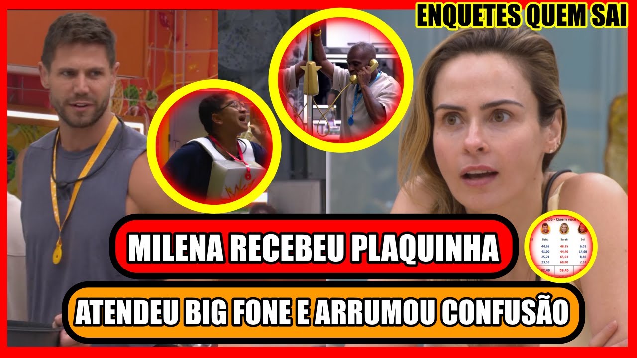 🔥FOI TIRAR SATISFAÇÕES COM A PIOR PESSOA; ENQUETE REVELA, MILENA GANHA MILÃO; BBB26