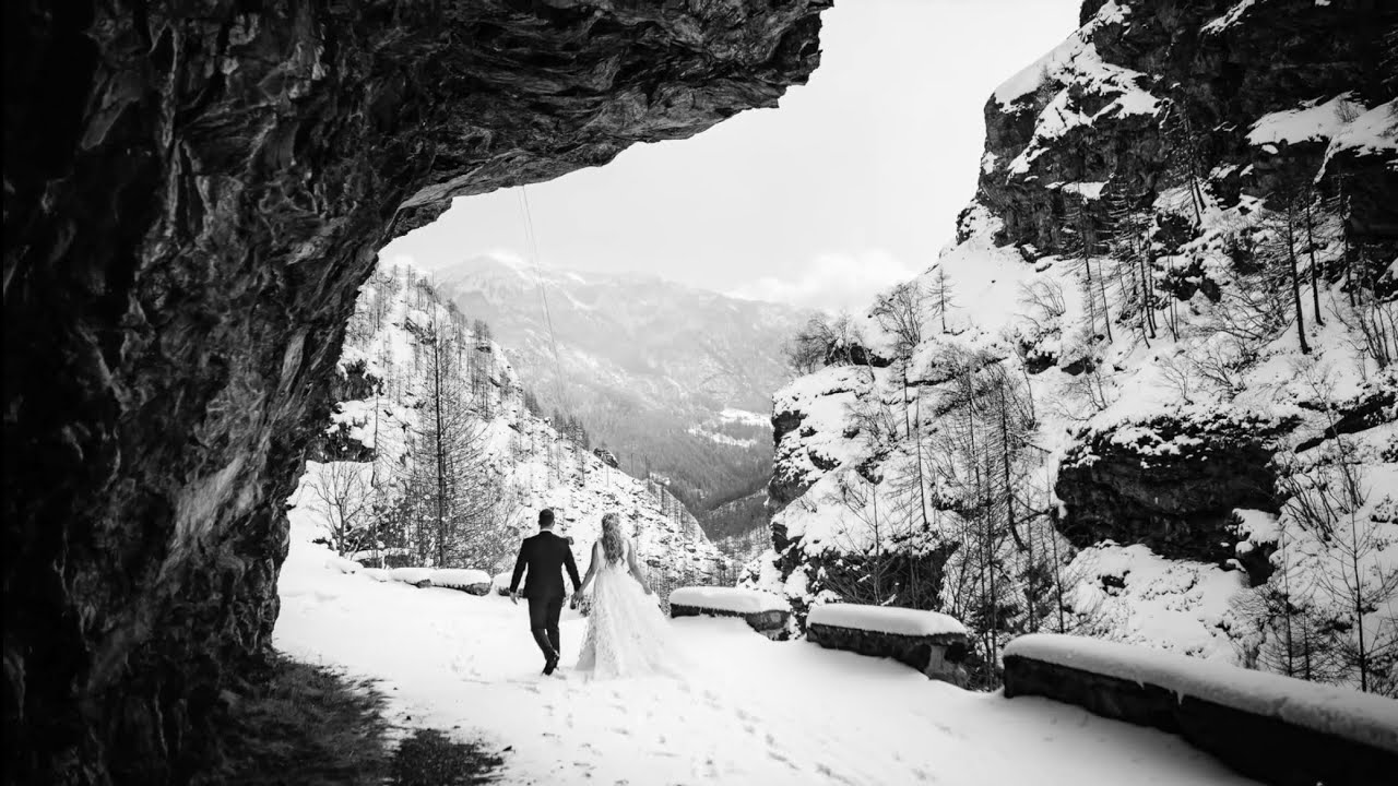Winter Wedding in Snow | Cervinia, Italian Alps 2.2.22 | Official Wedding video of Lisa & Max