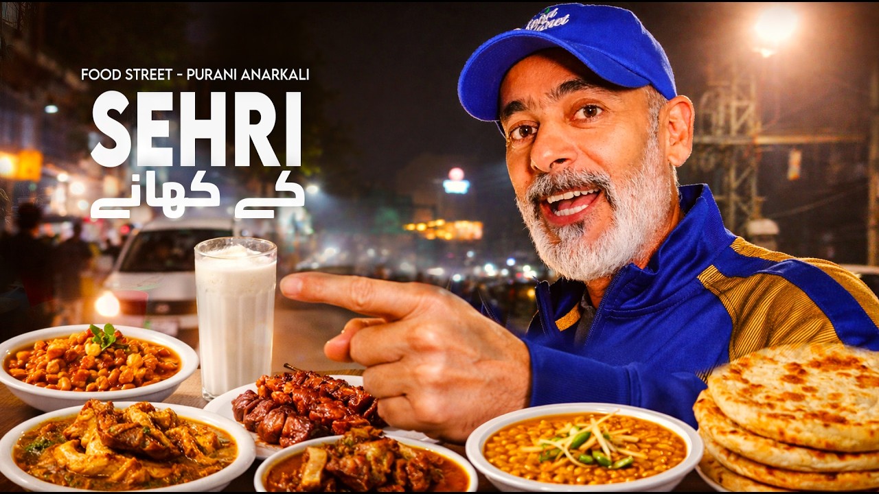 Ramzan Series: Sehri at Purani Anarkali Food Street - Paratha Making, my New Job | Huge Variety