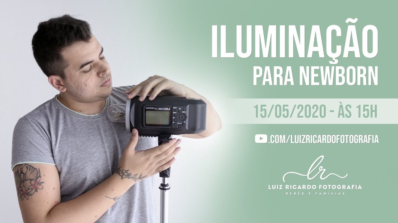 Iluminação para Ensaios Newborn - Luiz Ricardo Fotografia