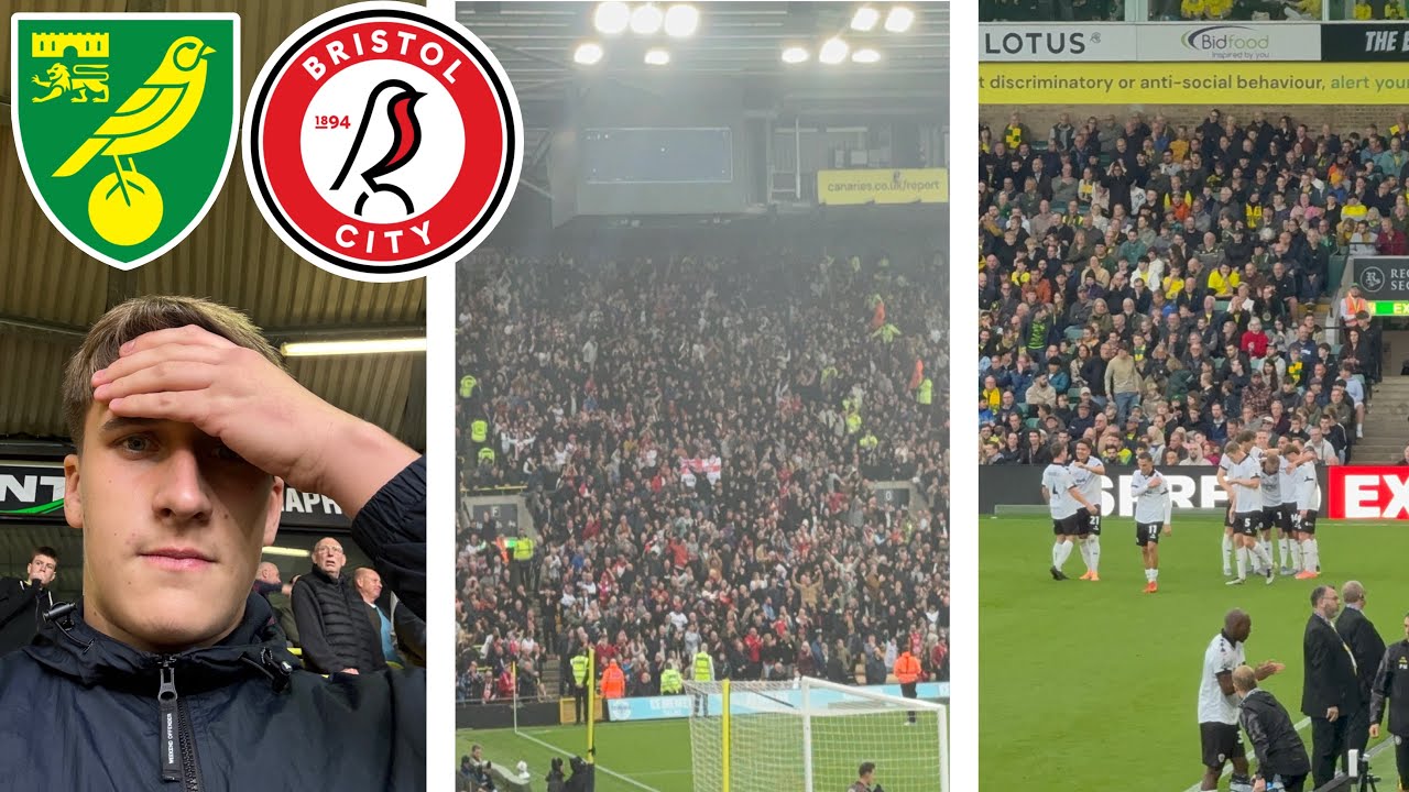 FANS CHANT MANNING OUT as BRISTOL CITY PUNISH NORWICH | Norwich City 0-1 Bristol City | Vlog