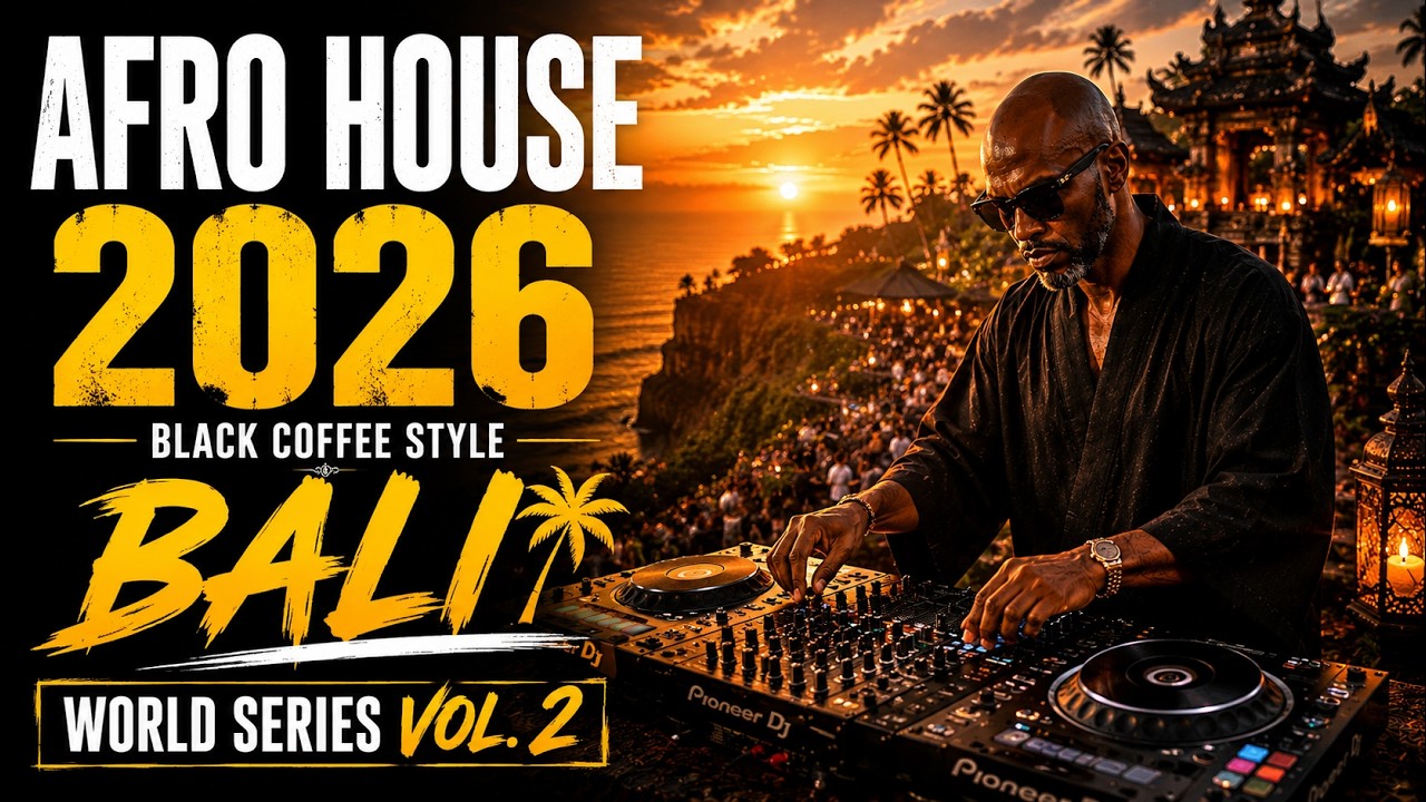 Afro House 2026 Mix | Deep Melodic Set | Black Coffee Style | WORLD SERIES VOL. 2 &mdash; BALI 🌴