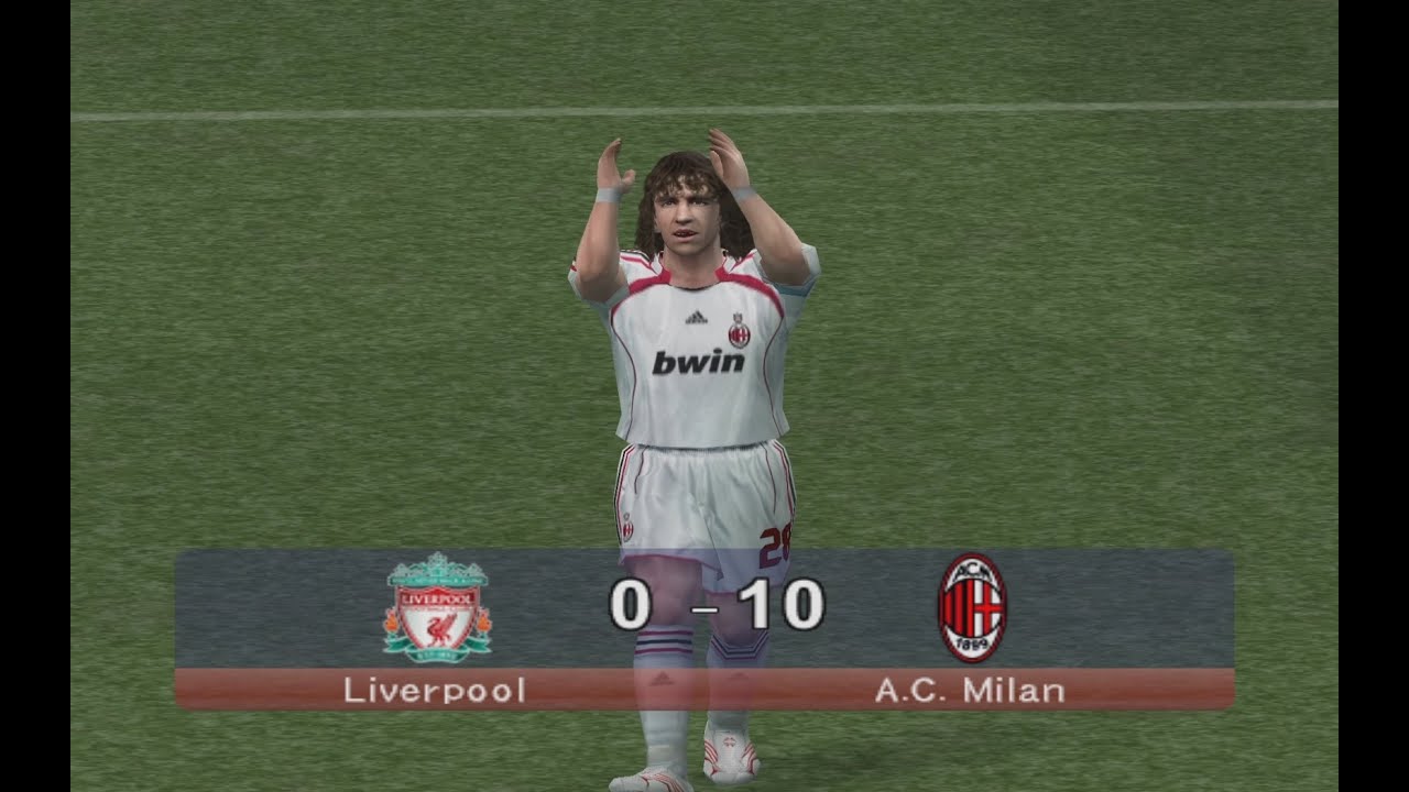 Ліверпуль — Мілан | PES 6 | Майстер Ліга | Сезон 2008