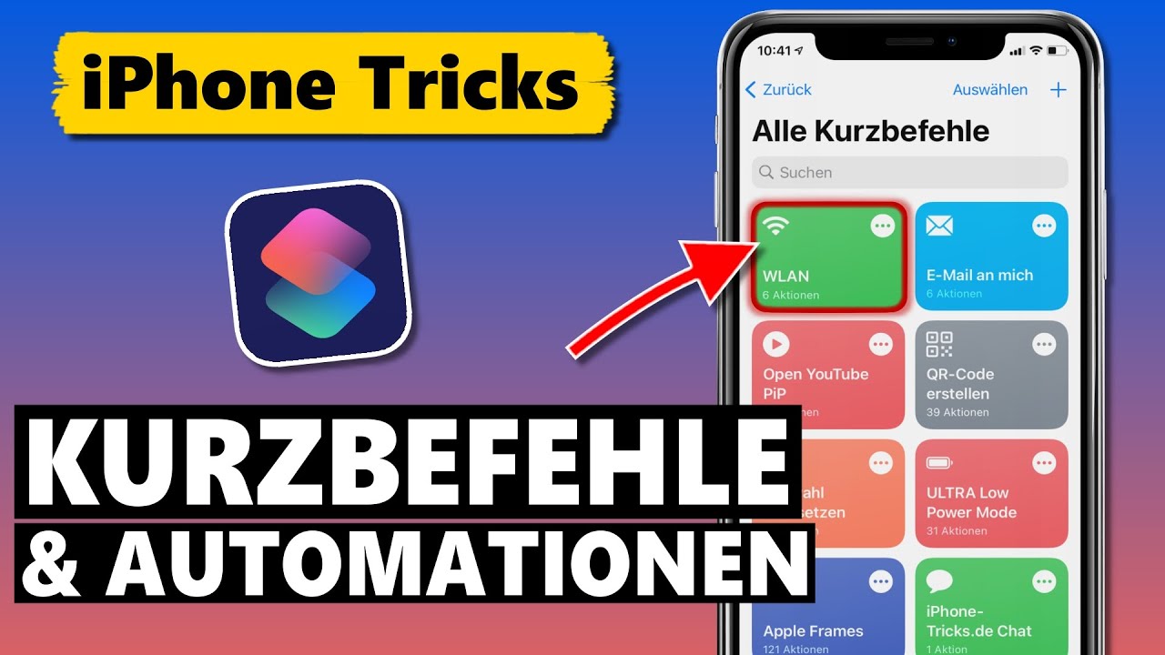 Kurzbefehle & Automationen für iOS! WLAN, YouTube Bild-in-Bild, uvm.