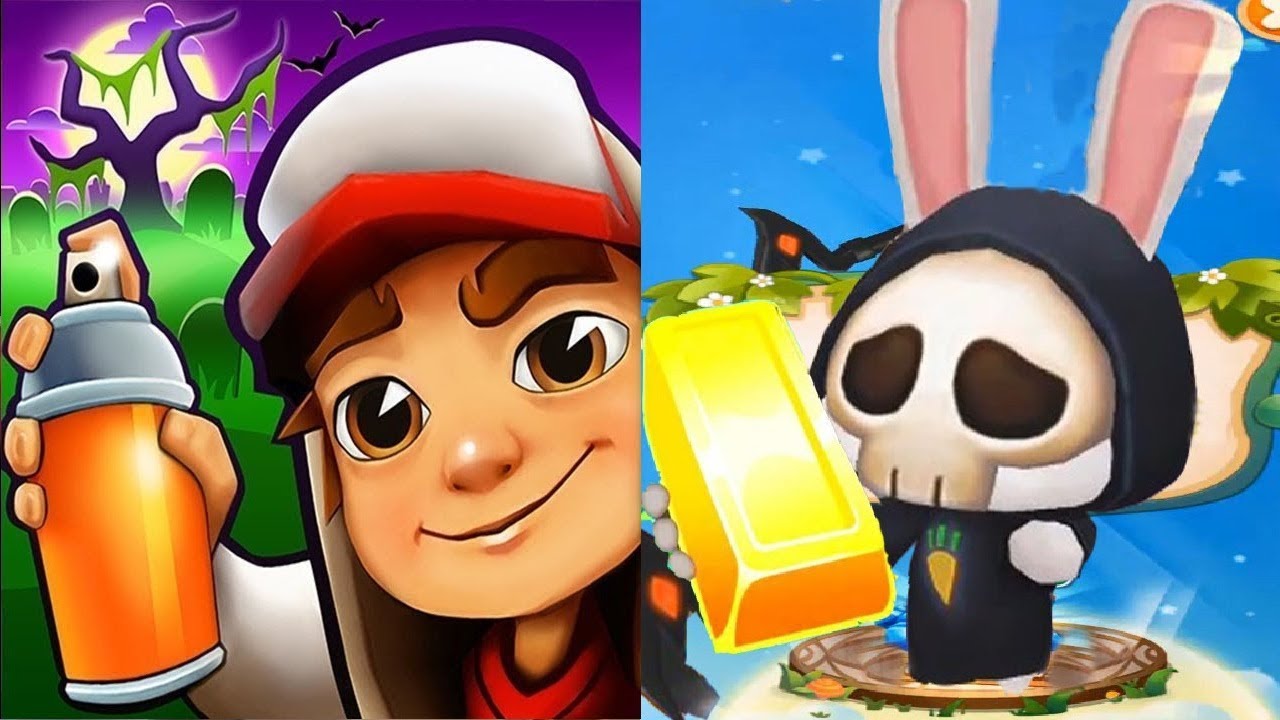 Subway Surfers New Orleans Halloween MANNY VS Run talking ninja run Gameplay HD