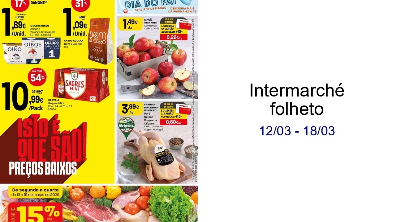 Intermarché folheto 12/03 - 18/03