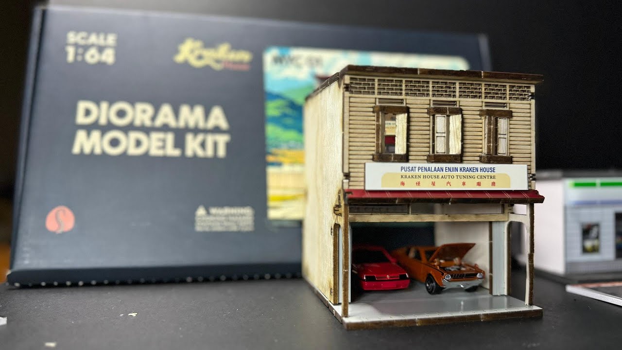 Malaysian Made Diecast Diorama 1/64 By Kraken House Quick Review !
