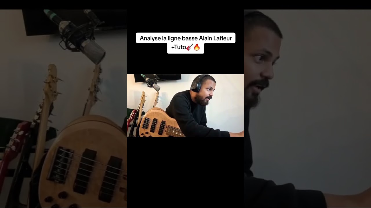 Analyse la ligne basse Alain Lafleur +Tuto🎸🔥
