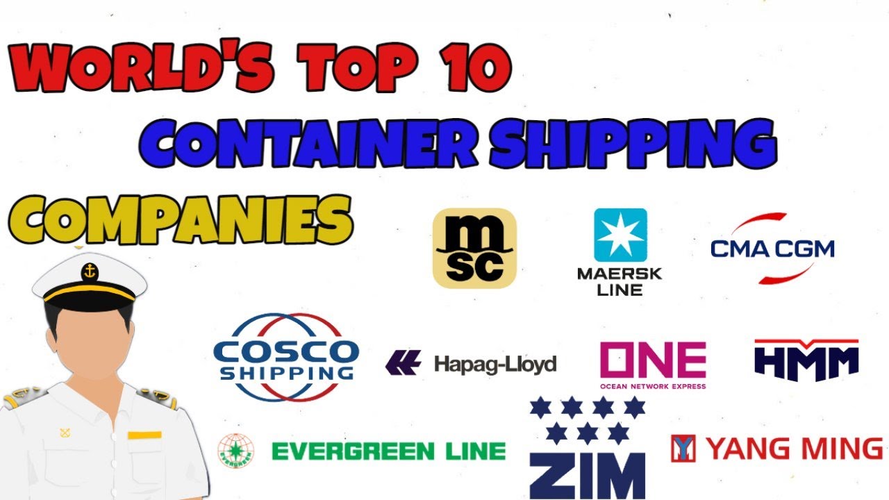 🚢   WORLD'S  TOP 10  CONTAINER  SHIPPING  COMPANIES 2022  🚢⚓
