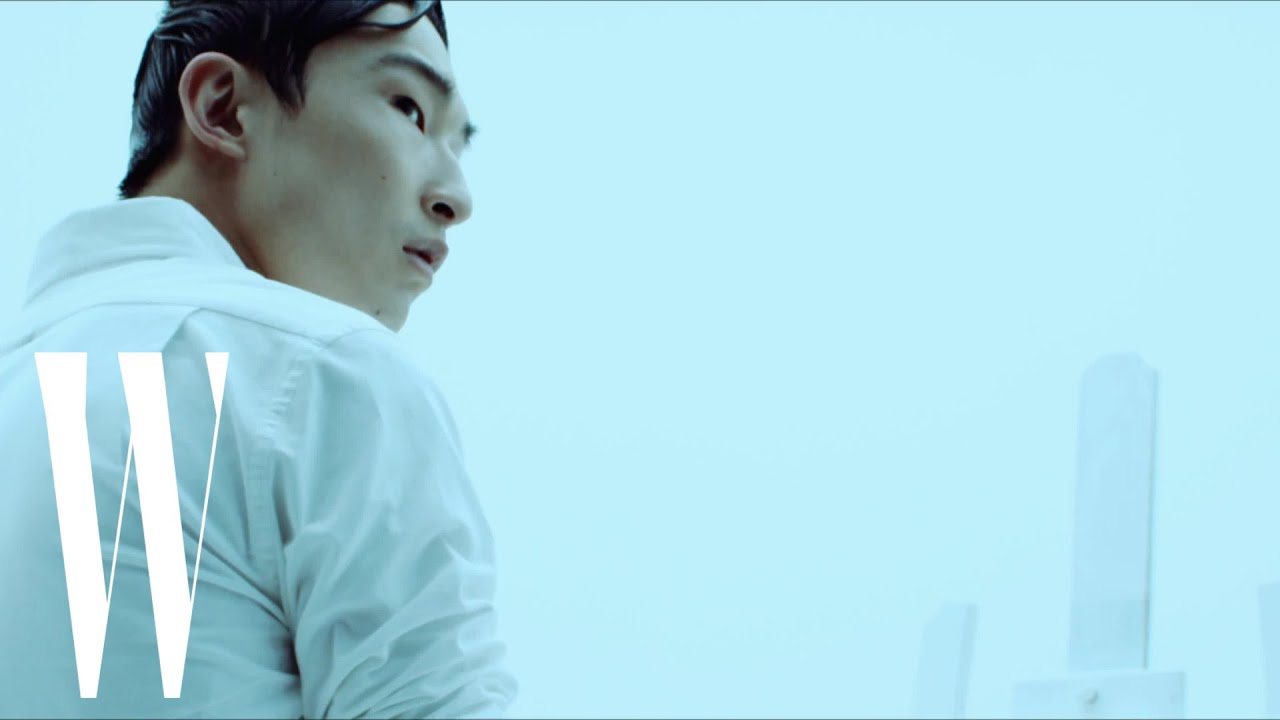 British-Korean Model Sang Woo Kim Shows His Artistic Side