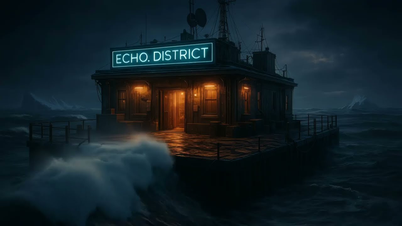 Ocean Sirens Chant | Dark Noir Ambient For Focus 4k
