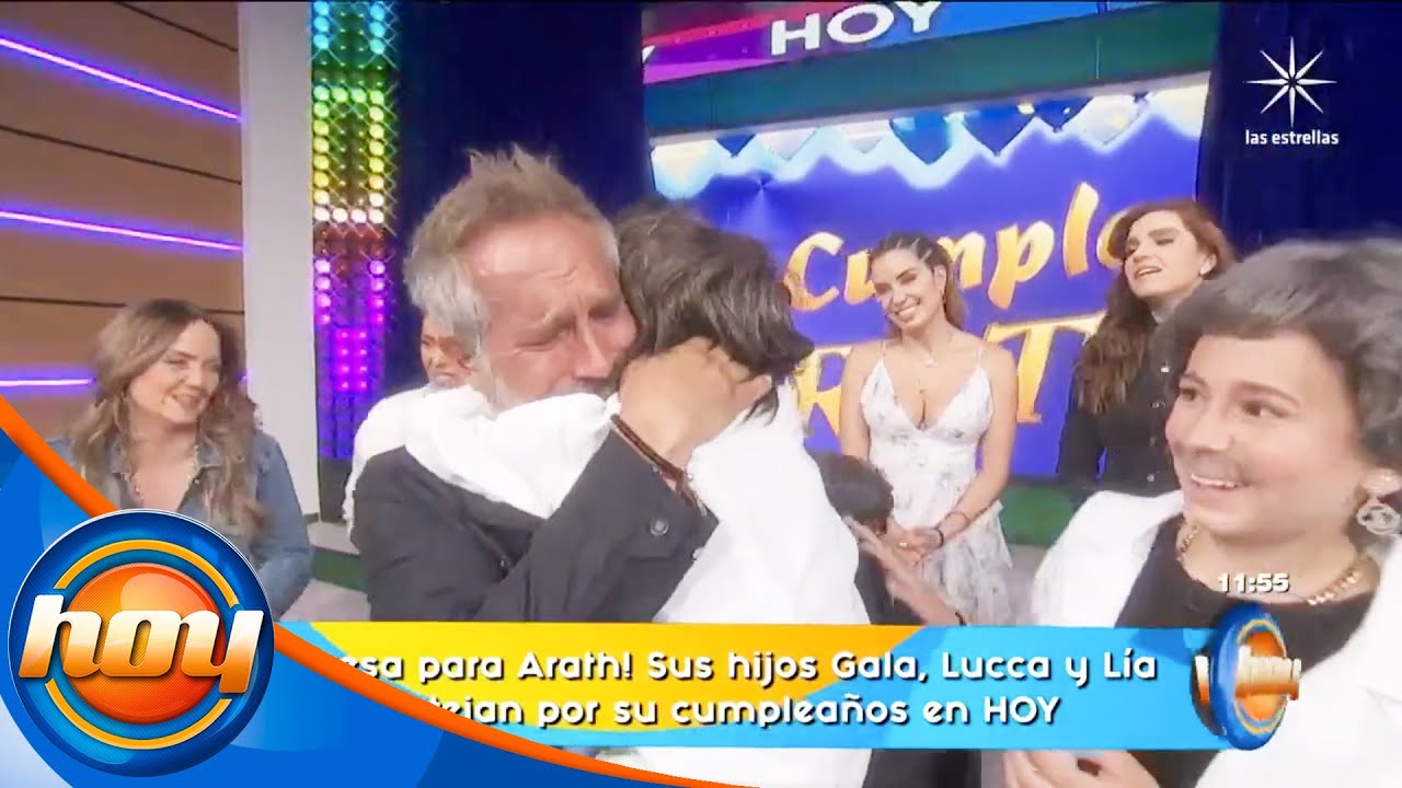 Emotiva sorpresa se llevó Arath de la Torre por su cumpleaños | Programa Hoy