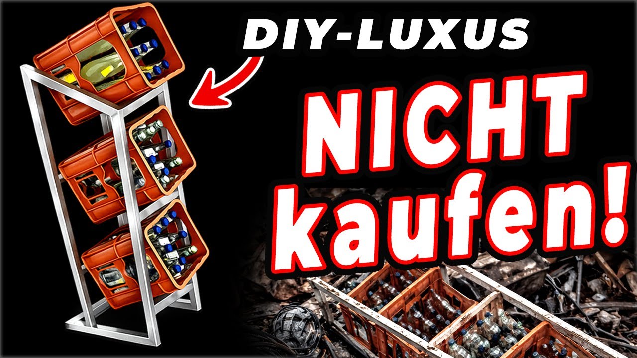 LUXUS zum selber bauen! Der geniale Kistenständer aus Edelstahl
