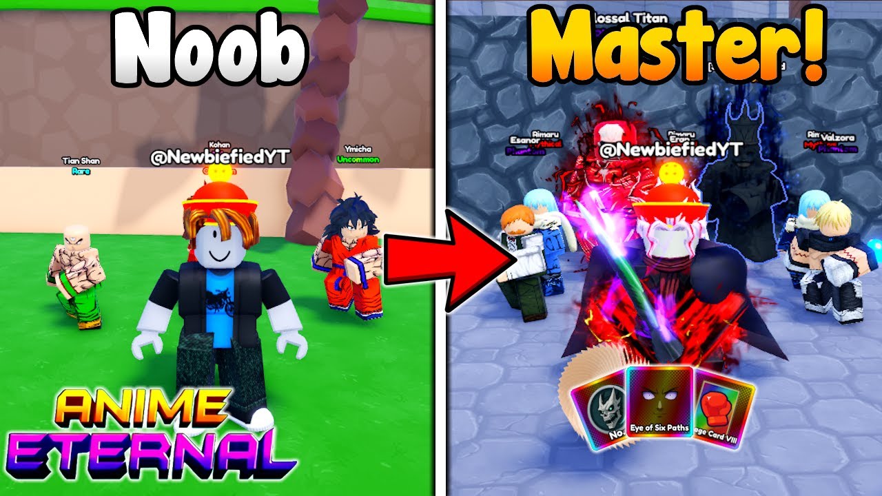 Went From Noob To Master And Got Supreme Loots & Reached Rank 60! - Anime Eternal Roblox!