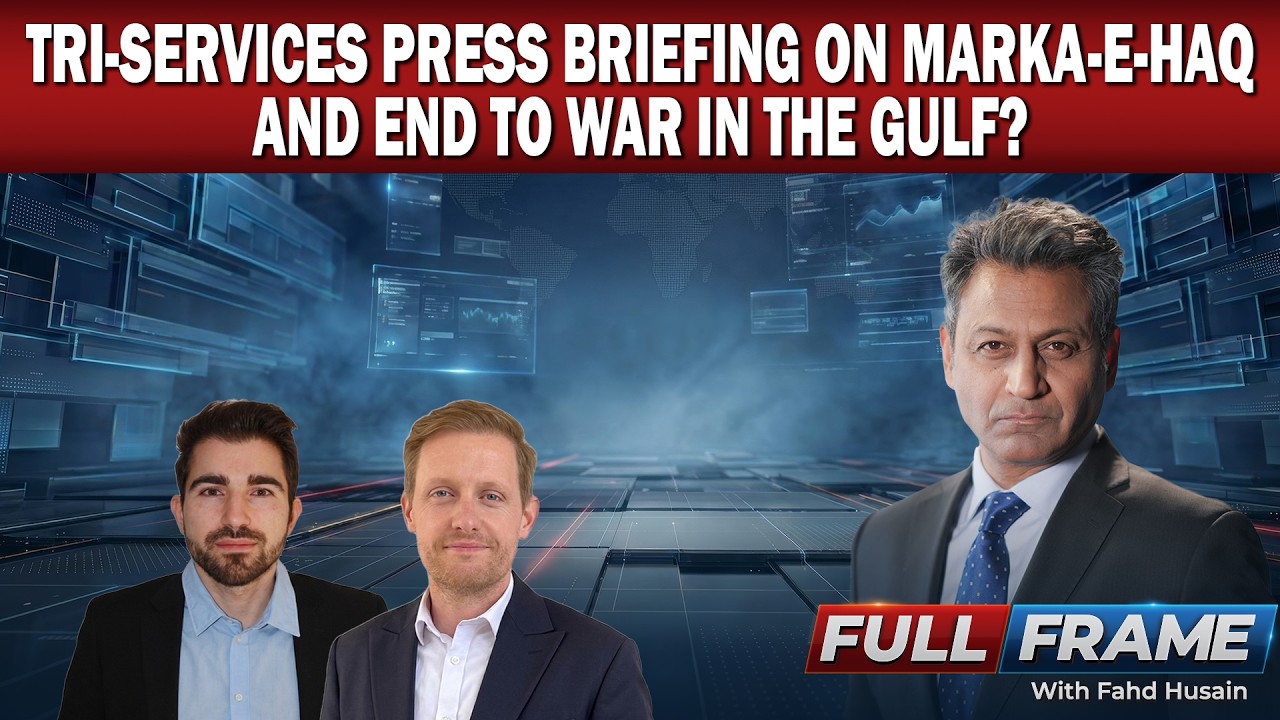 End of War in the Gulf? Tri-Services Press Briefing Breakdown | Full Frame with Fahd Husain