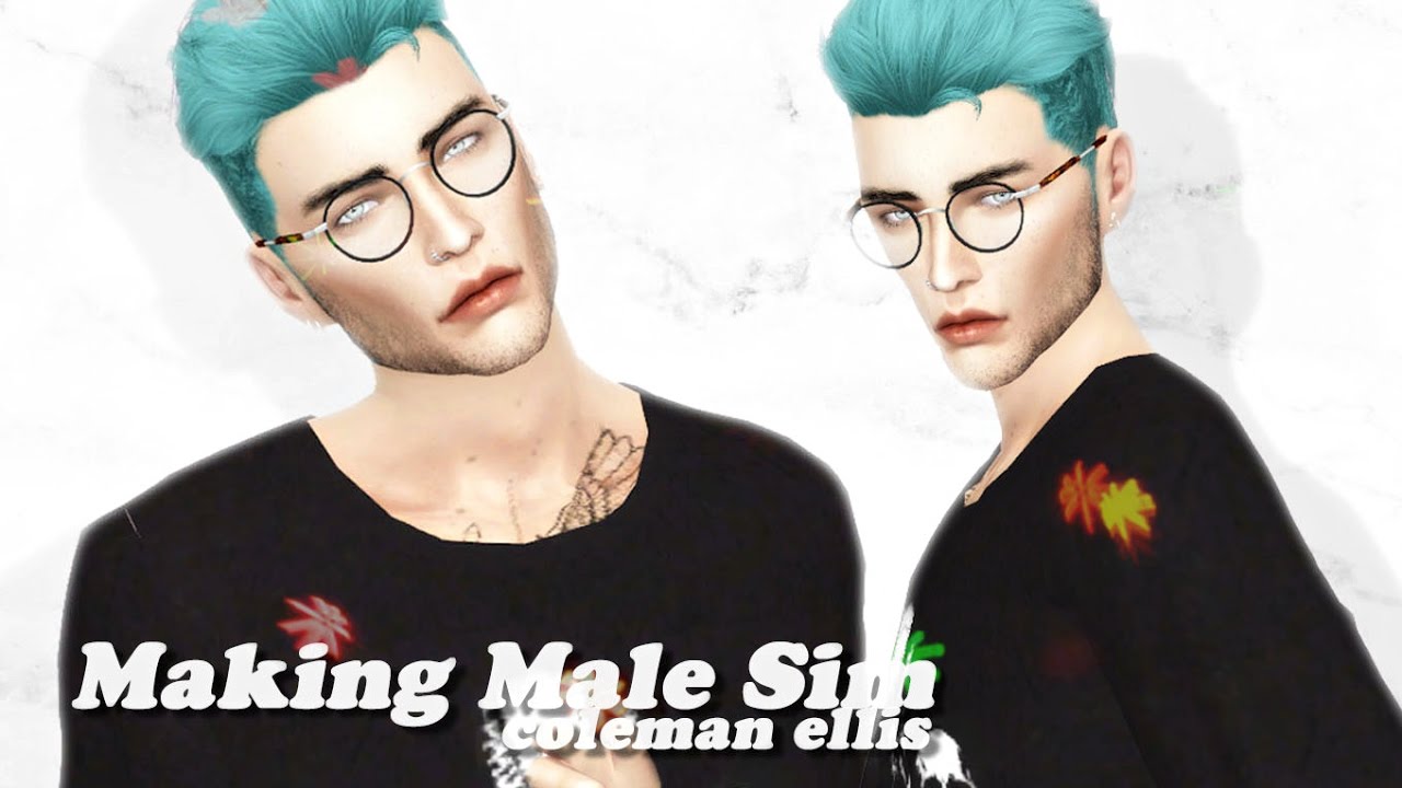 The Sims 4: Making Male Sim #4 | Alternative Style | Coleman Ellis ♡ + CC LINKS & DOWNLOADS
