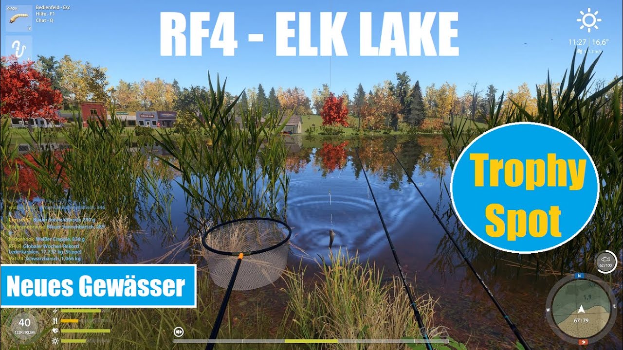 RF4 ELK LAKE - Neues Gewässer, neue Trophys, neuer Top Spot