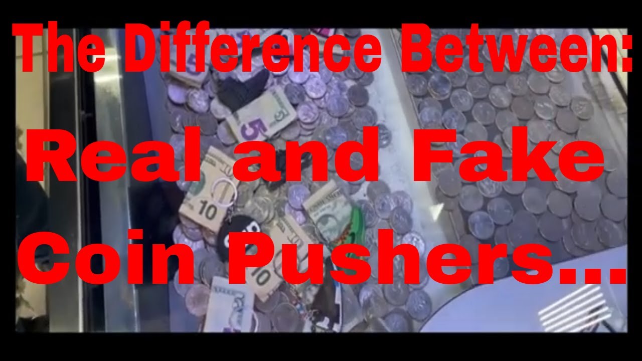 The Diffrence Between A Real Or Fake Coin Pusher (Must See) coin pusher R1