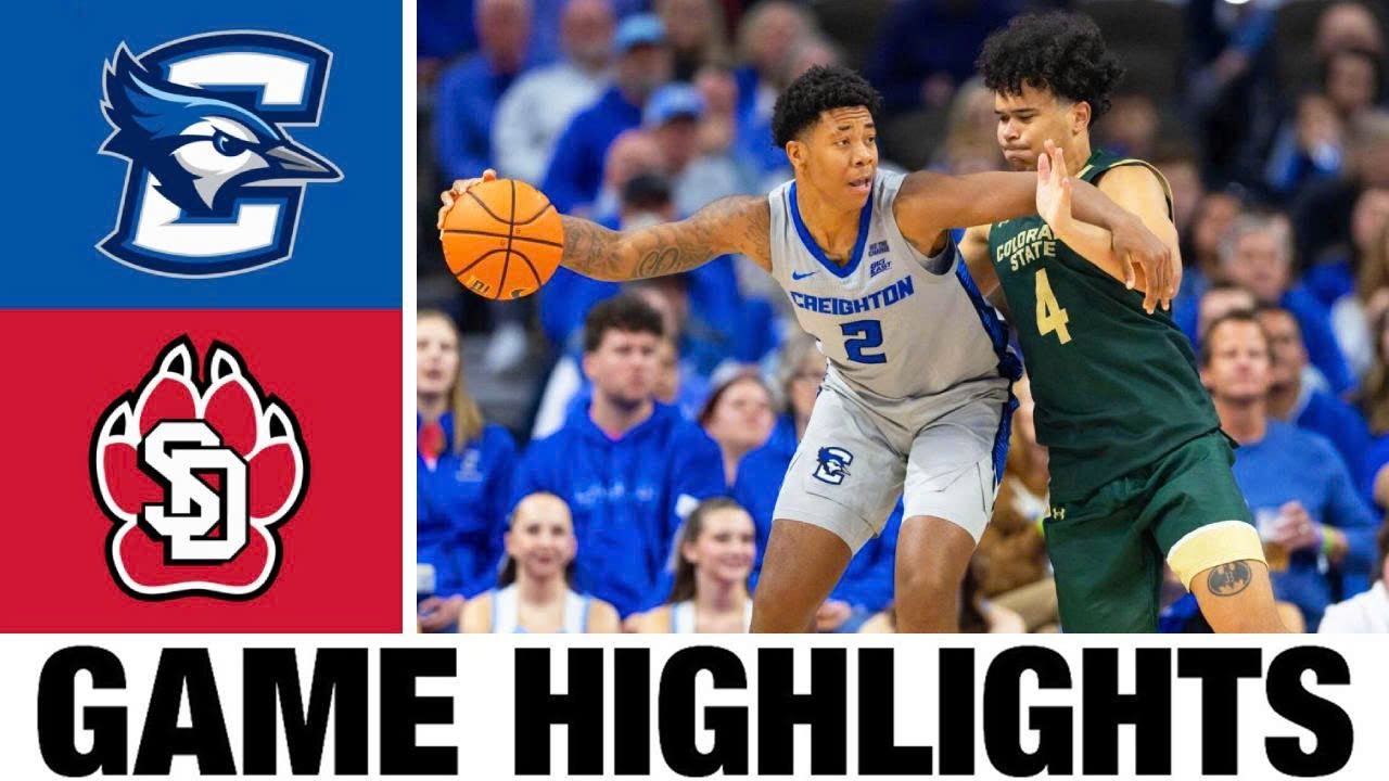 #23 Creighton vs South Dakota Highlights | Men's Basketball | College Basketball 2025