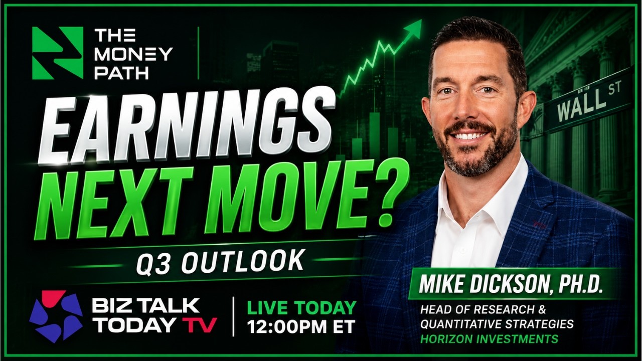 Q3 Begins: Will Earnings Drive the Market Higher? | Mike Dickson's Outlook on AI, Rates & Stocks