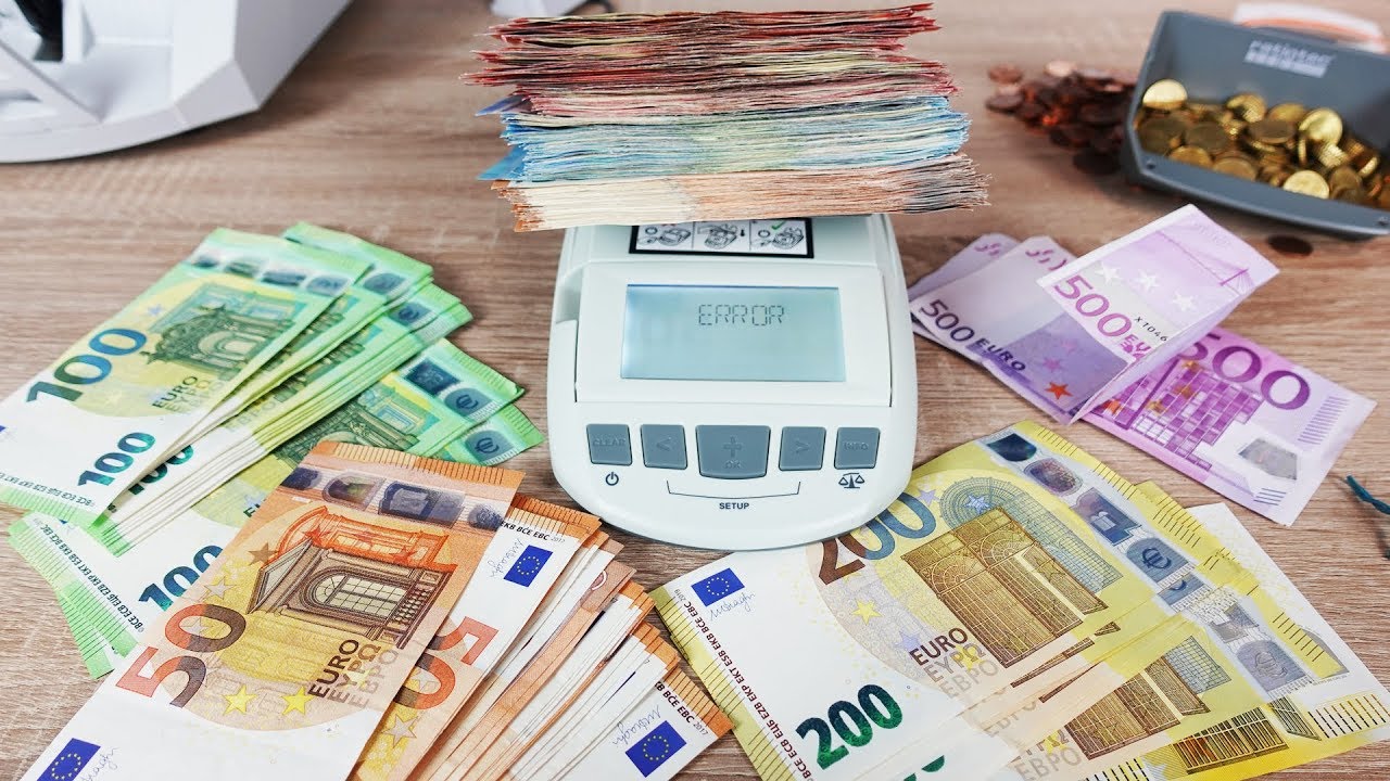 GELDWAAGE für SCHEINE und MÜNZEN im TEST!  - Zählt 0,01€ - 500€!