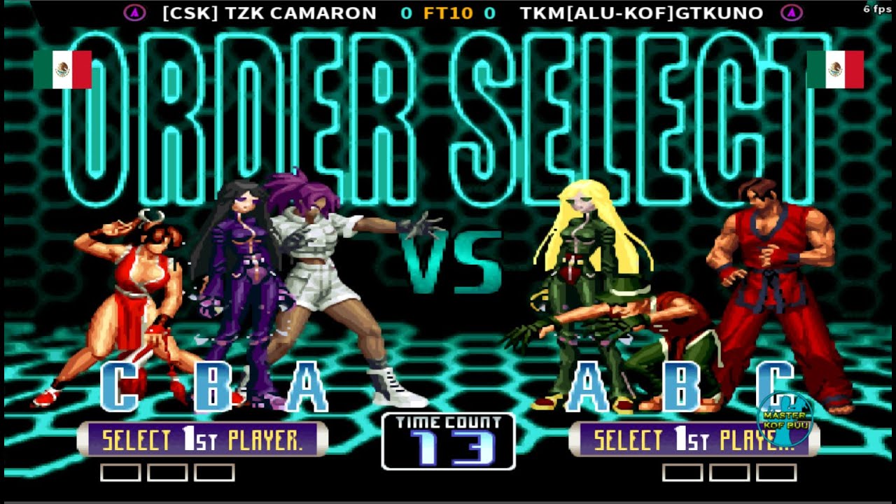 KOF 2002- LA MEJOR ATHENA ES DE KUNO VS CAMARON
