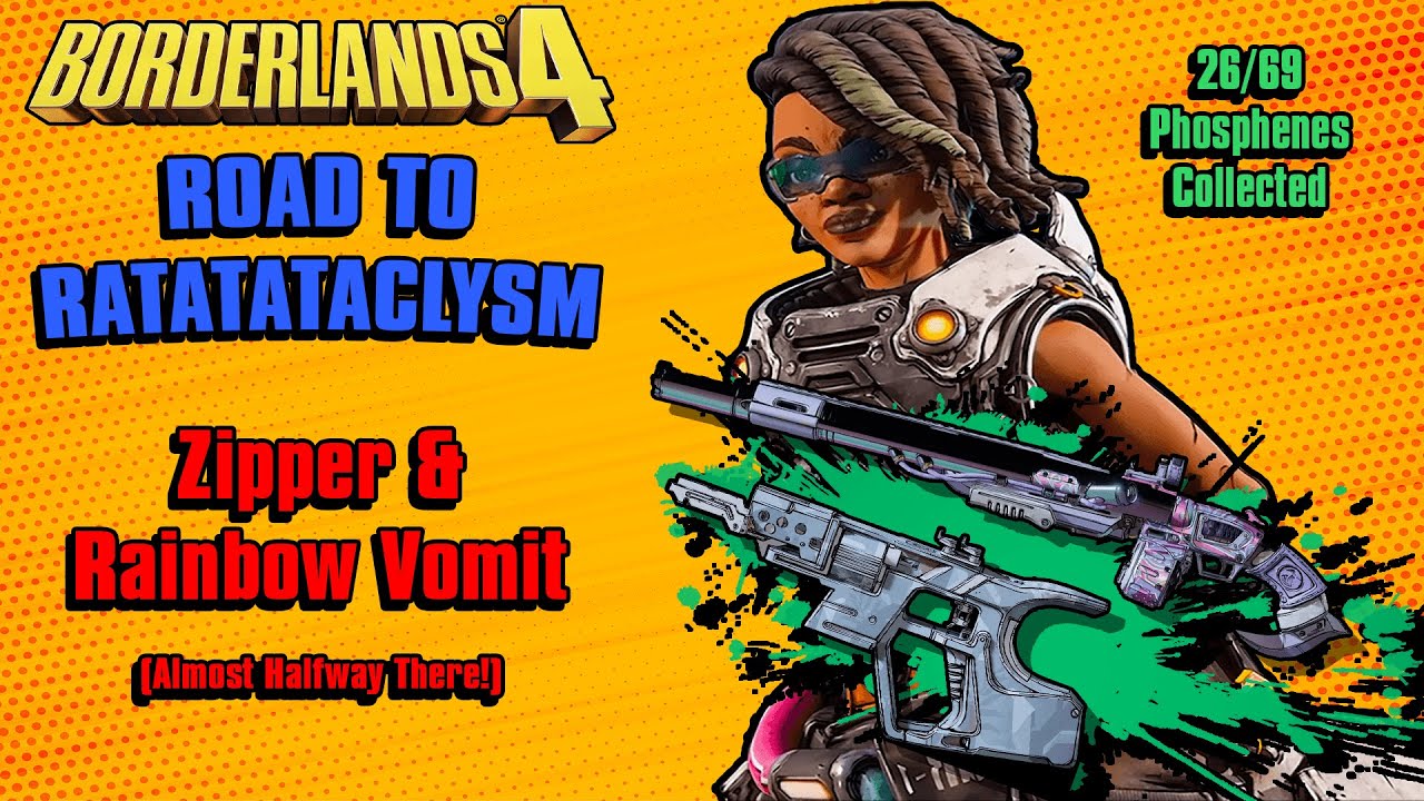 Close To Halfway! | Road To Ratatataclysm | Zipper & Rainbow Vomit | Borderlands 4 #phosphenedrop