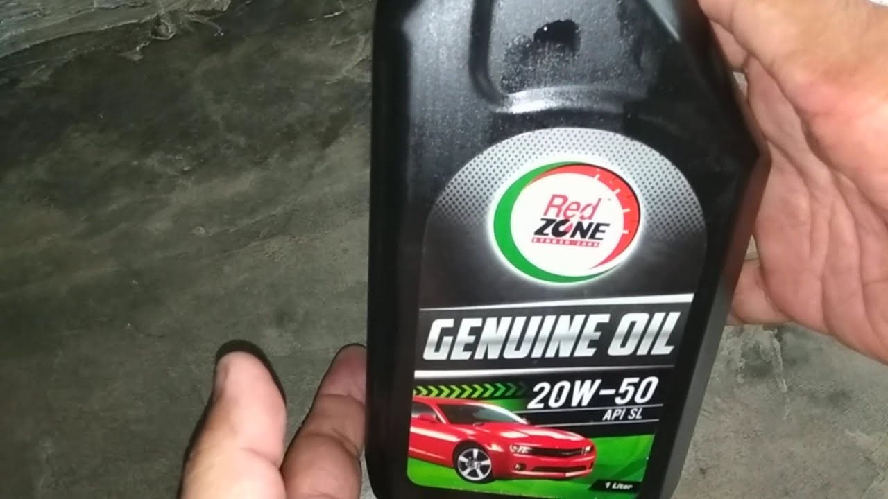 Drain Qrange, ganti review Redzone 20W50, oli mesin dari merek Top 1