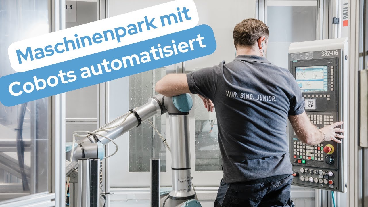 CNC-Fräsen beladen mit Cobots: So flexibel macht es Junior Kühlkörper