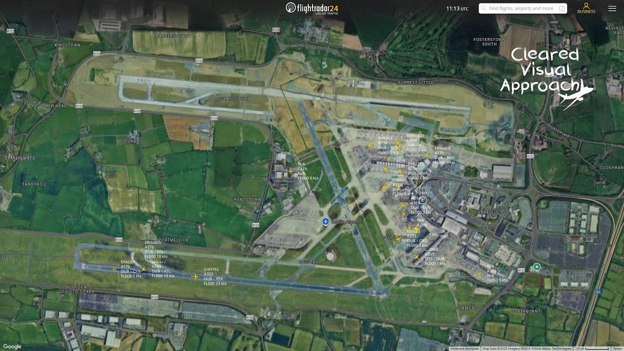 Dublin EIDW Flightradar24 Livestream with Tower Live Air Traffic Control 7/09/2025