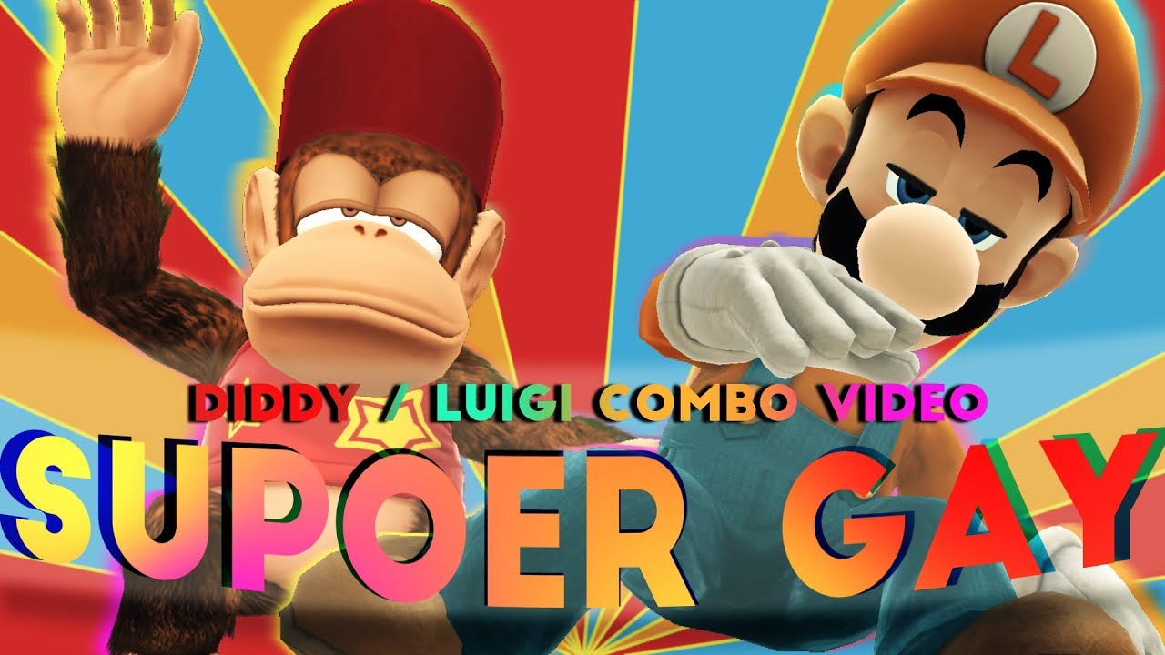 supoer gay - Smash 4 Diddy Kong & Luigi Montage