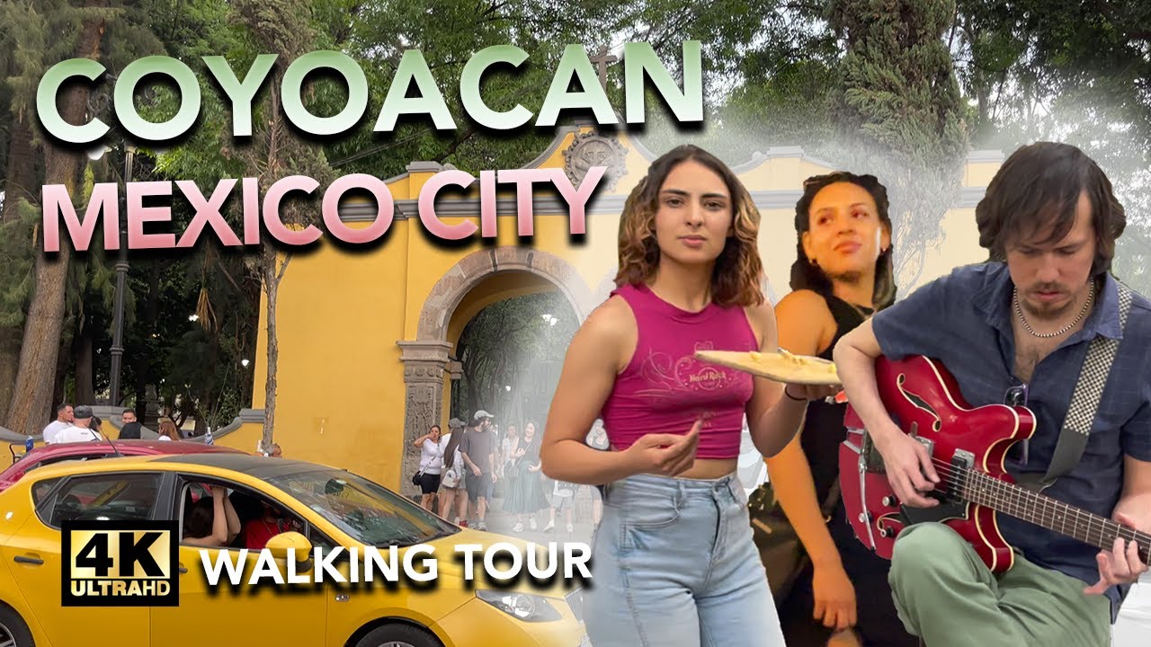 A DAY Strolling THROUGH COYOACAN  🇲🇽 WALKING TOUR Mexico City🚶‍♀️