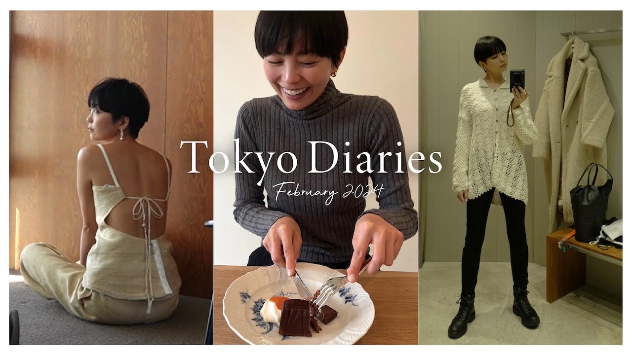 ショートヘアで撮影🌸春デニムを探す日。お味噌仕込みの日。
