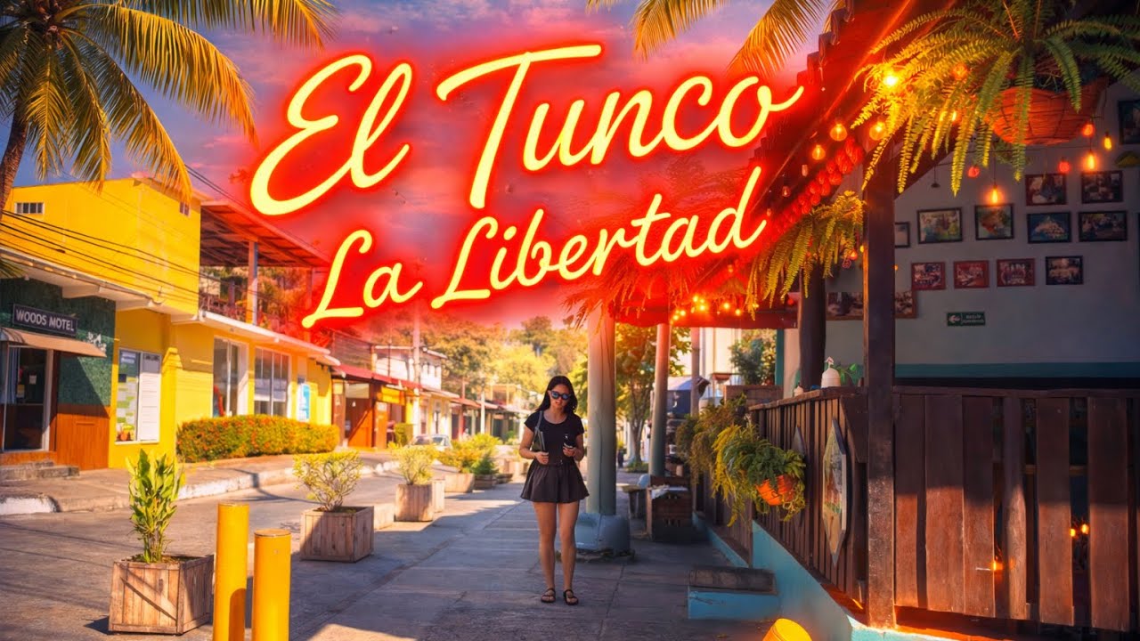 EL TUNCO Surf City La Libertad vibrant  community..!!