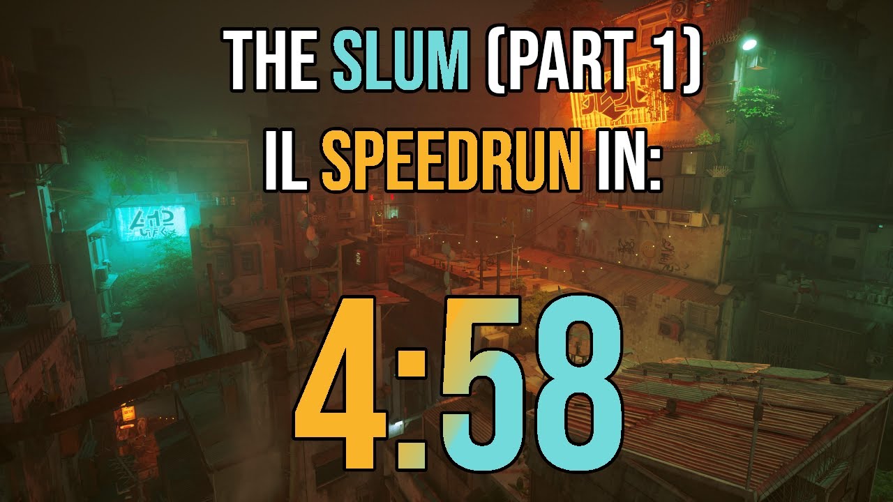 Stray - The Slums (Part 1) IL Speedrun In 4:58