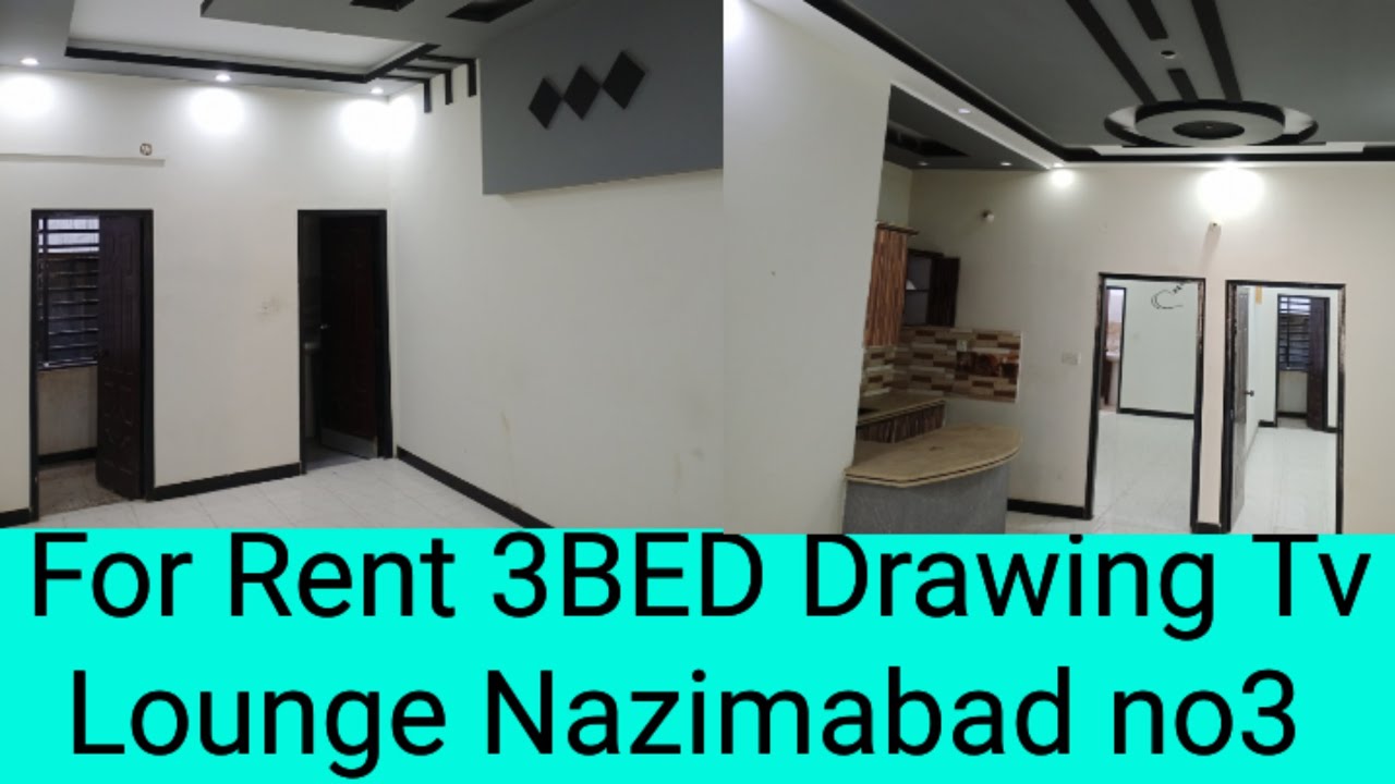 For Rent 3Bed Drawing Tv Lounge Nazimabad no3 3B 3rd floor #home #property #realestate #house