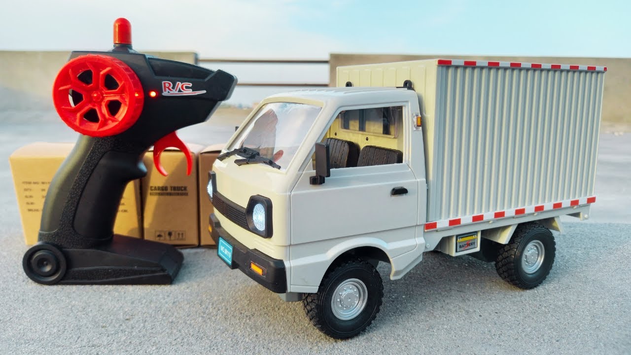 Rc 1/16 Pickup Truck | Cargo Van Unboxing and First Test Drive