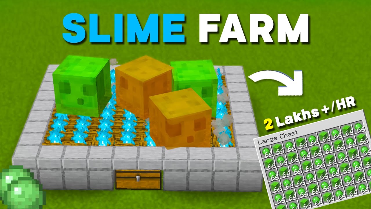 Minecraft Best Slime Farm - 1.21 Tutorial | 2,00,000 + Per Hour