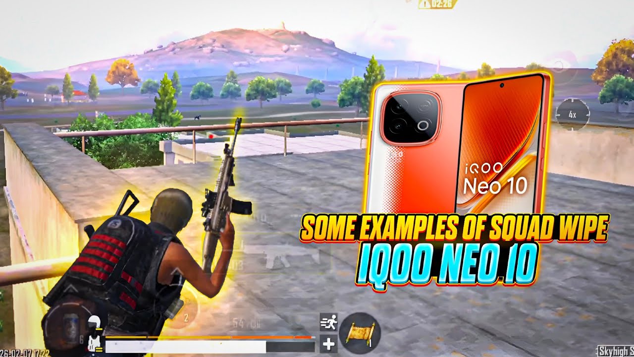 SOME EXAMPLES OF SQUAD WIPE 💥 IQOO NEO 10 SMOOTH + 120FPS PUBG / BGMI TEST 2026 ⚡