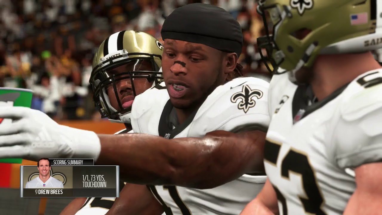 Madden NFL 19 Gameplay - New Orleans Saints vs Pittsburgh Steelers (Madden 19 PS4 Pro)