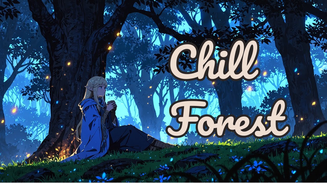 Mystic Forest Lofi ✨ Rainy Chill Beats for Peaceful Focus