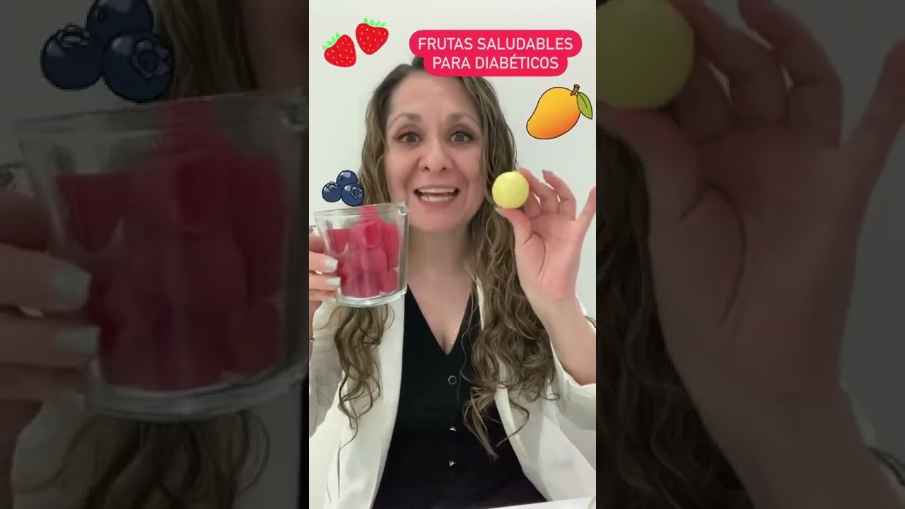 Las mejores FRUTAS para DIABÉTICOS 🍇🍓🫐 