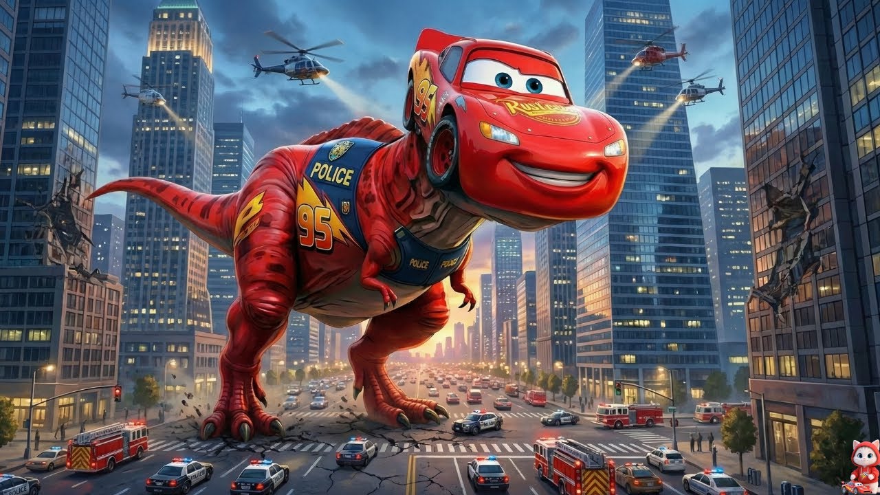 Lightning McQueen T-REX  and Kitten duo - The evolution Mcqueen 2026