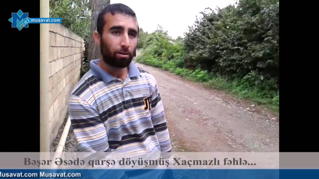 Bəşər Əsədə qarşə döyüşmüş Xaçmazlı fəhlə...