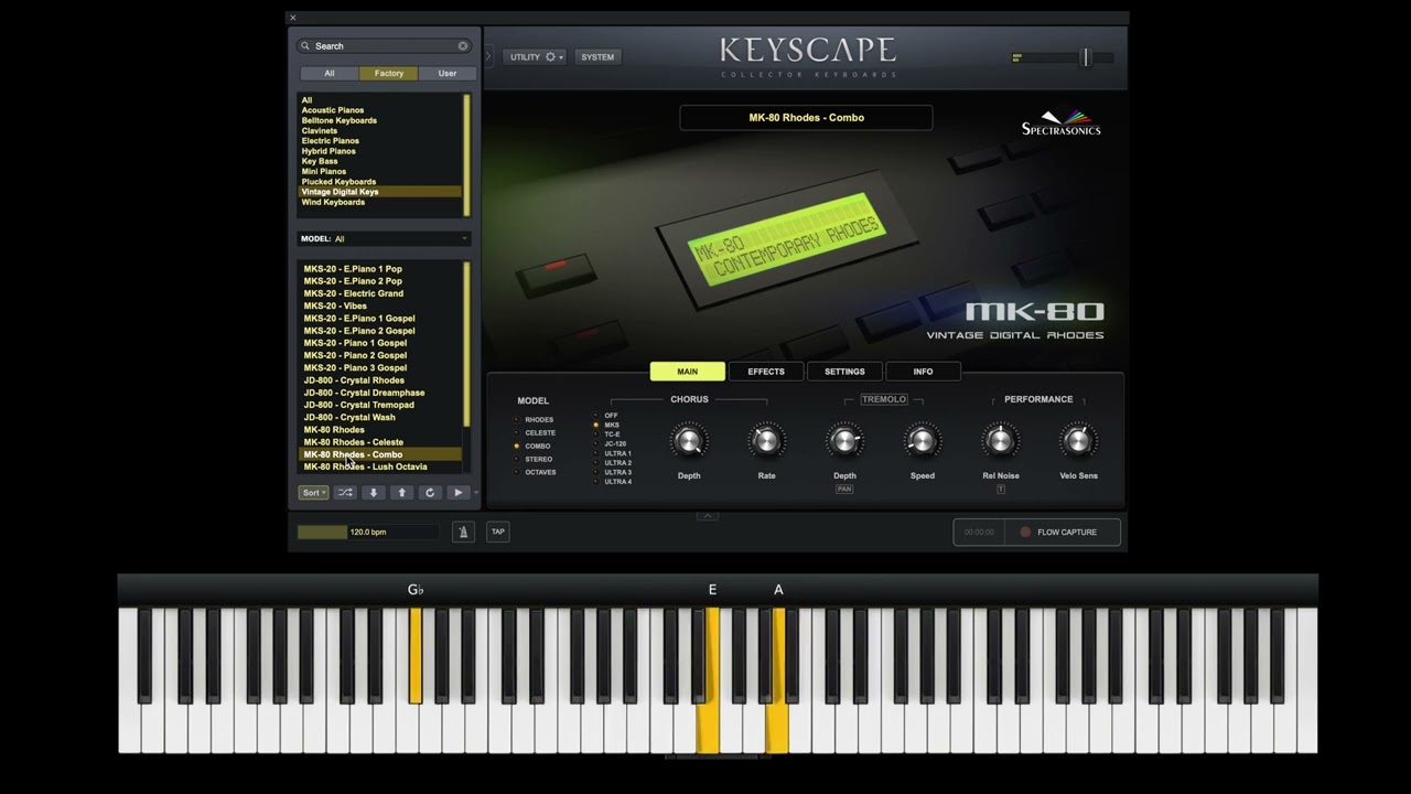 Keyscape Vintage Digital Keys Demo (no talking)
