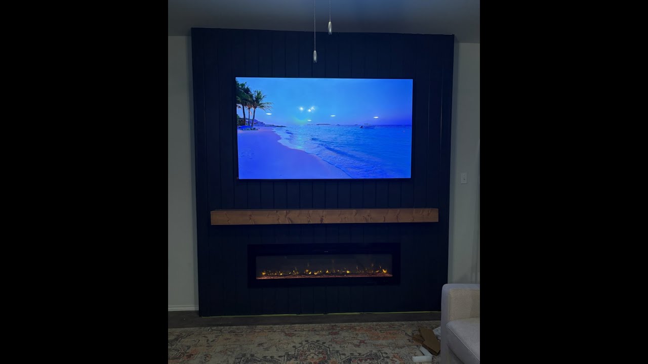 How to install an electric fireplace 