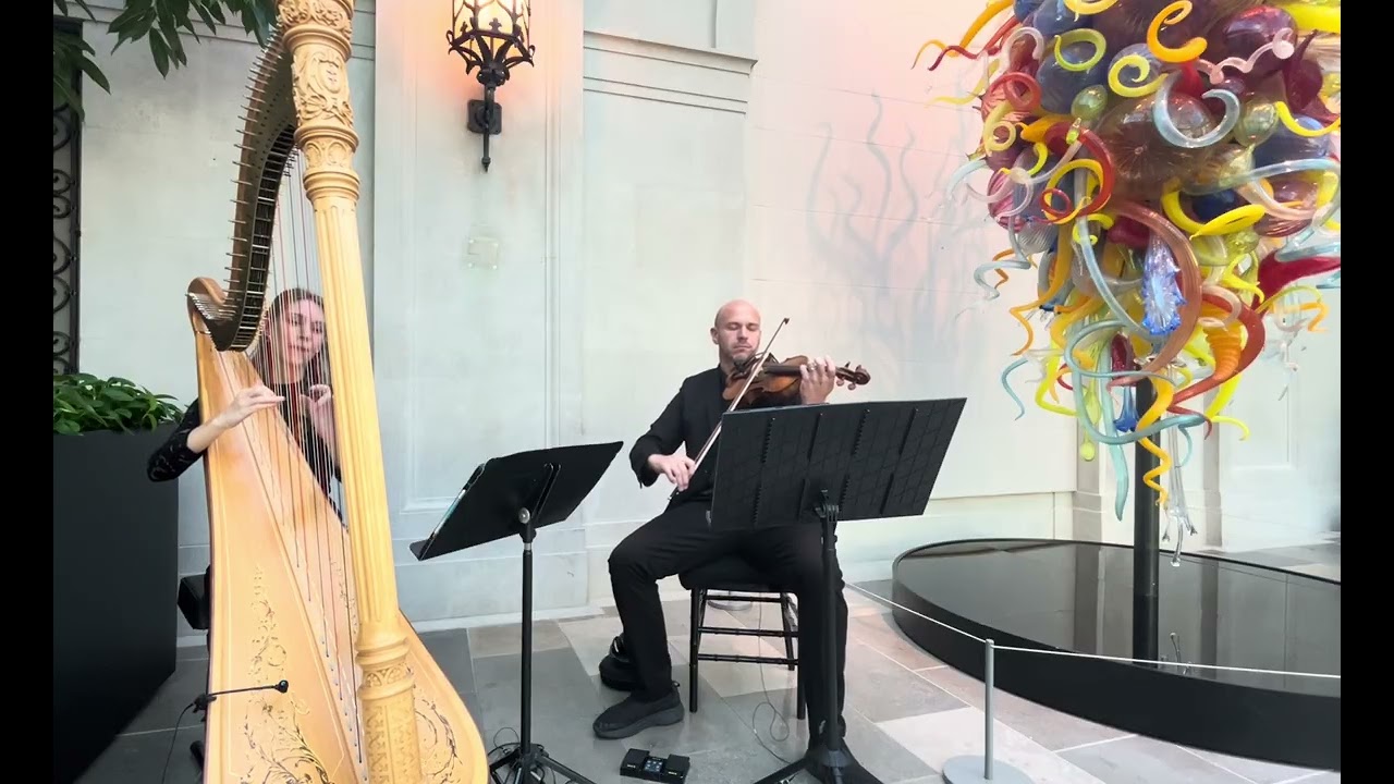 For Good from Wicked - harp and violin duo, Tiffany Jones, harpist